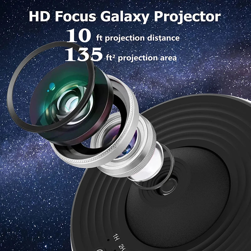 Night Light Galaxy Projector 360° Rotate Planetarium Lamp 🌌