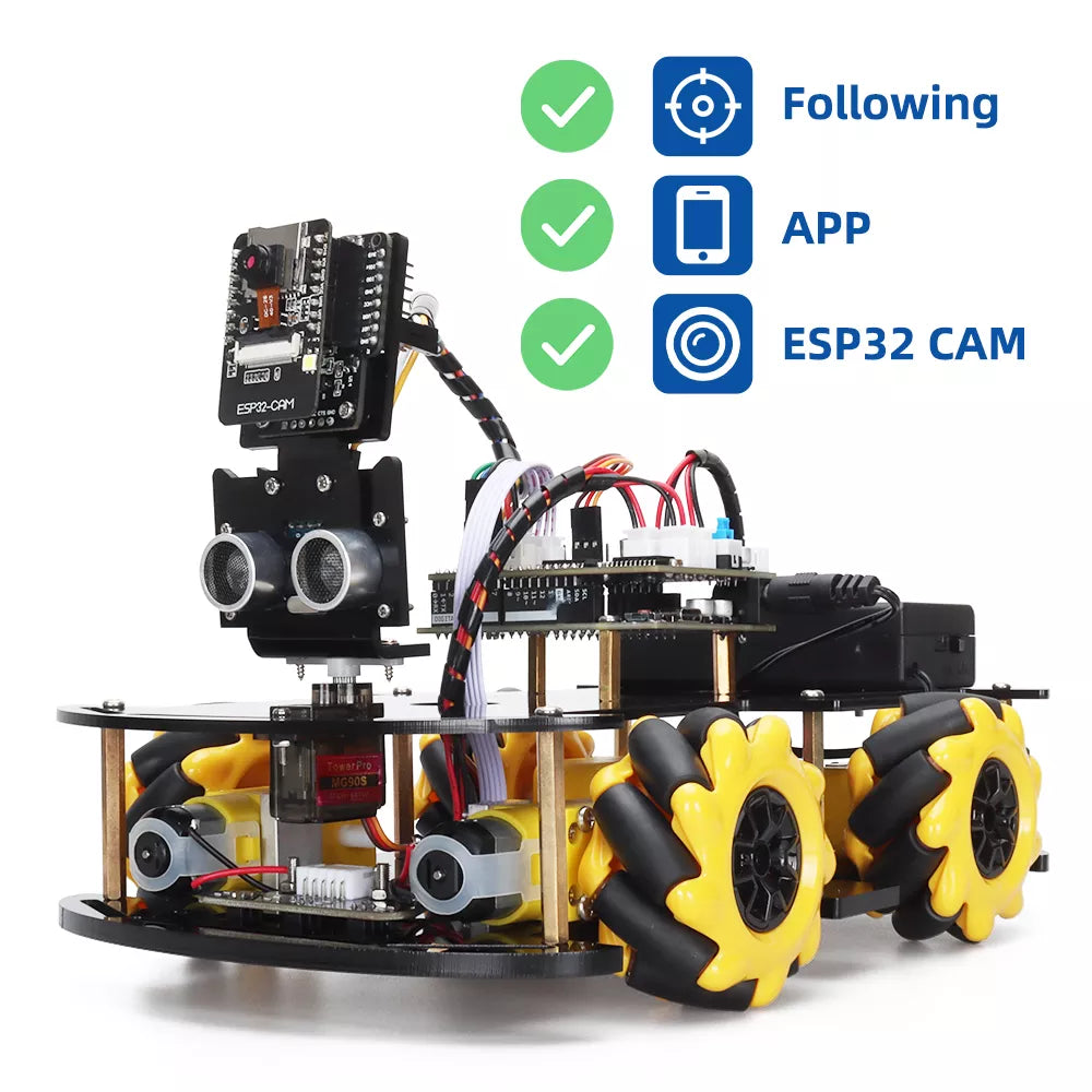 Robot Starter Kit For Arduino Programming with ESP32 Camera