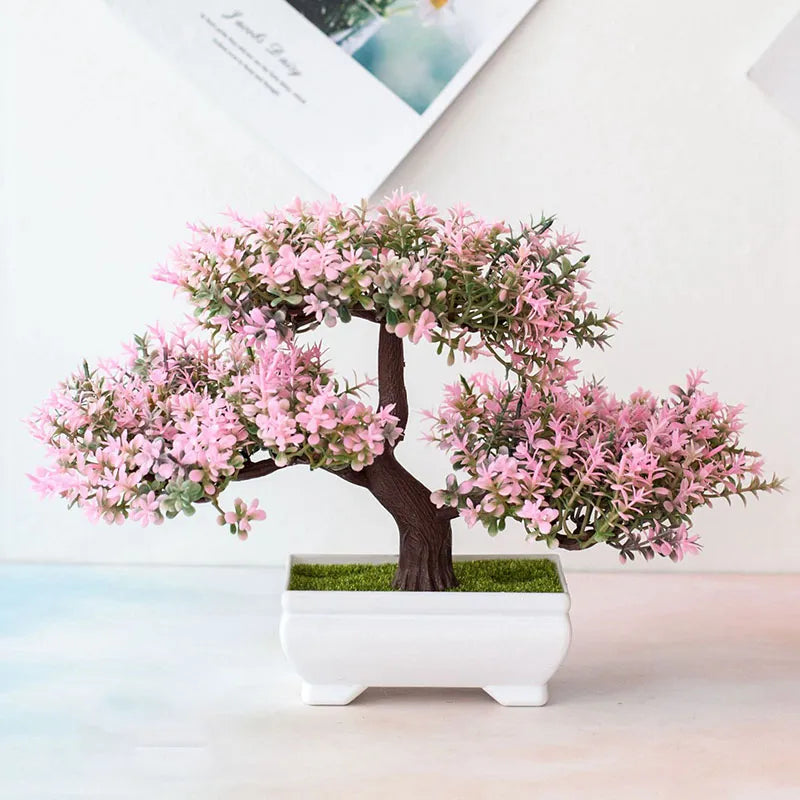 Artificial Plants Bonsai Small Tree Pot 🪴