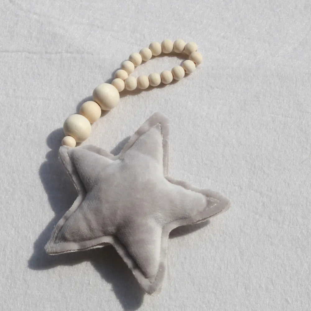 Nordic Style Wooden Beads ⭐🤍 Ornaments Dream Catcher Kids Room Decoration Wall Hanging Girls Baby Tents Decorative