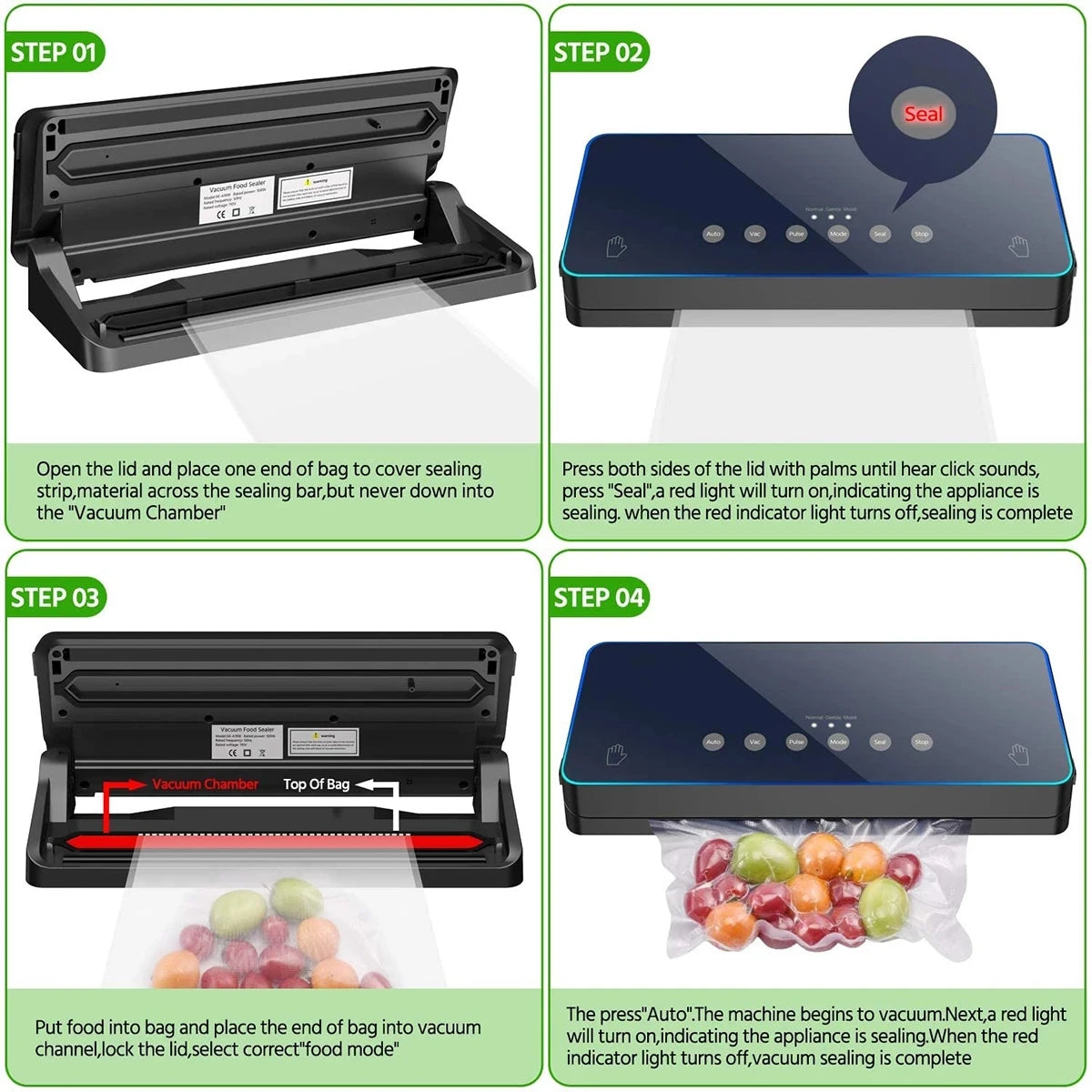Electric Vacuum Food Sealer 🍔