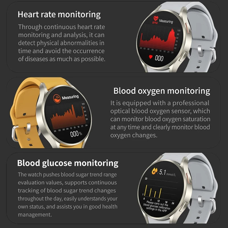 AMOLED Smart Watch for Android & iOS