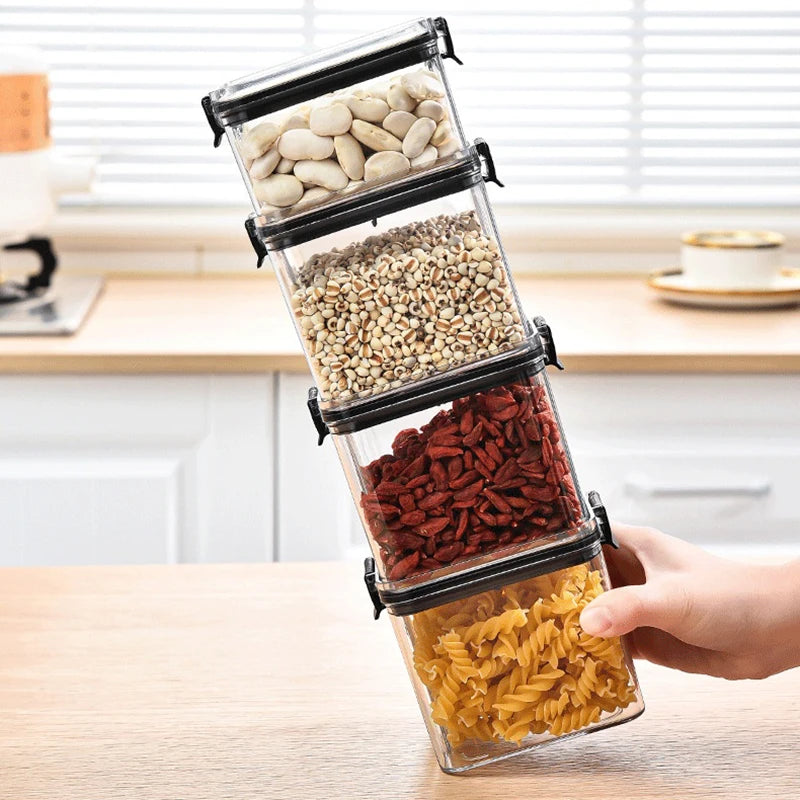 Sealed Jars Kitchen Grain Storage Organizer (5pcs)🏡