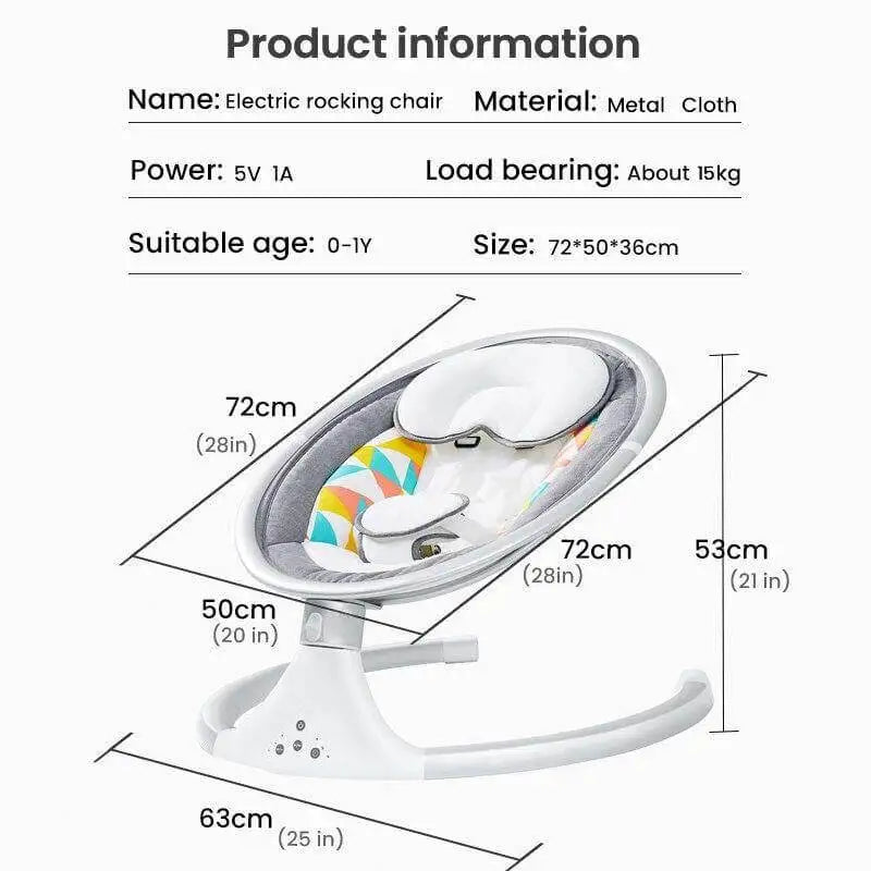 Baby Electric Rocking Chair Bluetooth Device