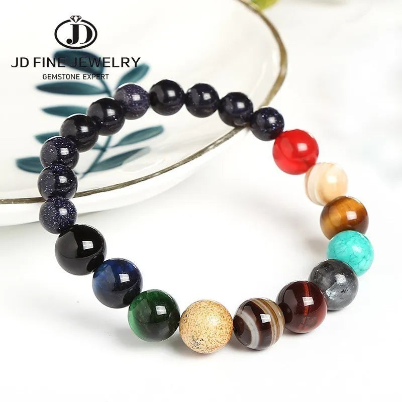 Galaxy Natural Stone Wrist Band for Men & Women