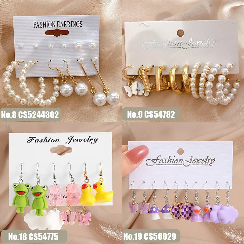 Metal Hollow Gold Plated Earring 👩
