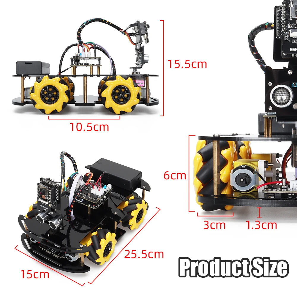 Robot Starter Kit For Arduino Programming with ESP32 Camera
