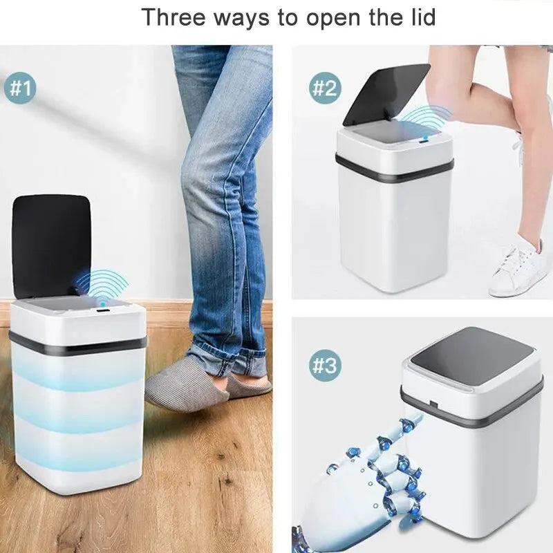 Smart Trash Bin 13L Touch Trash Can