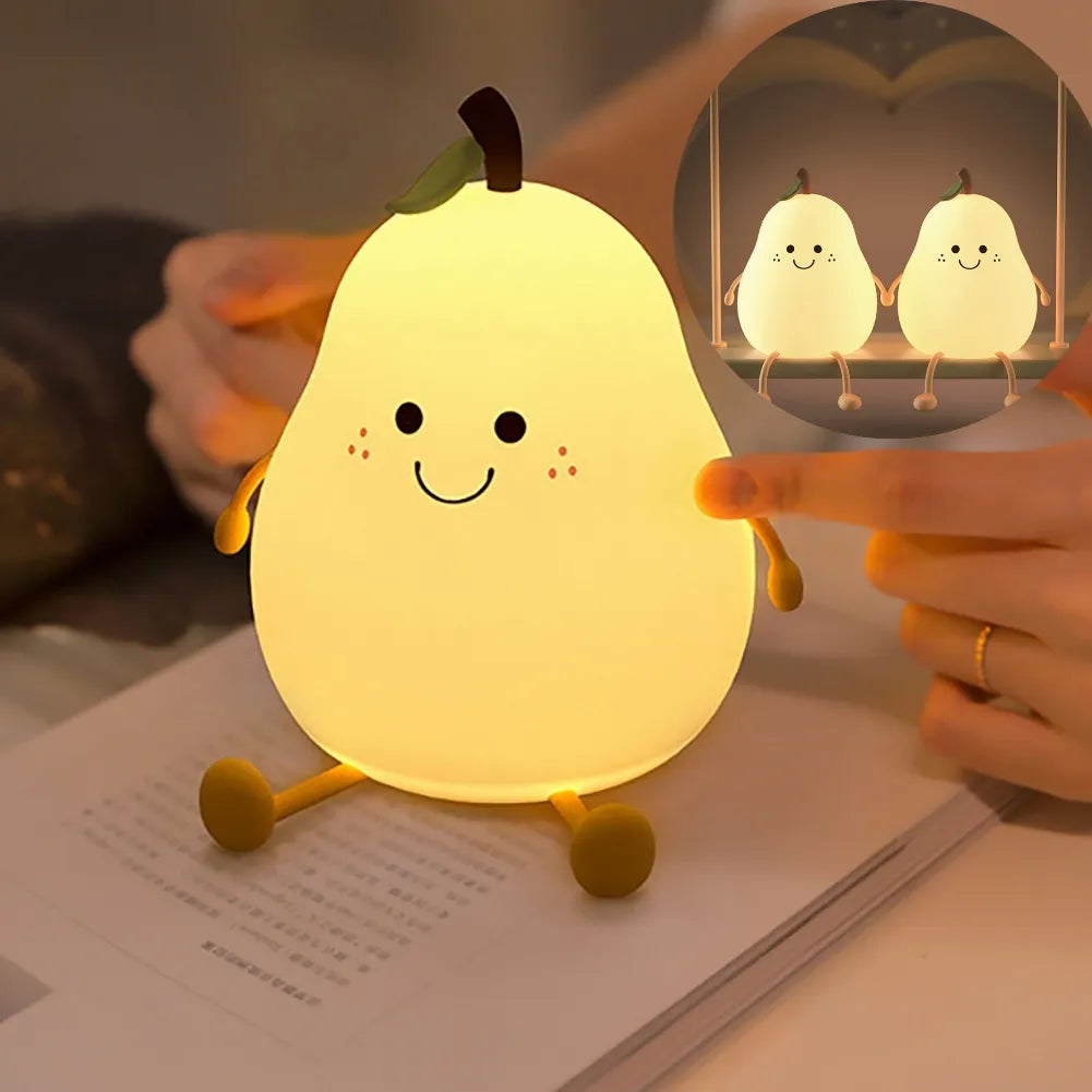 Pear LED Night Light 🍐💡