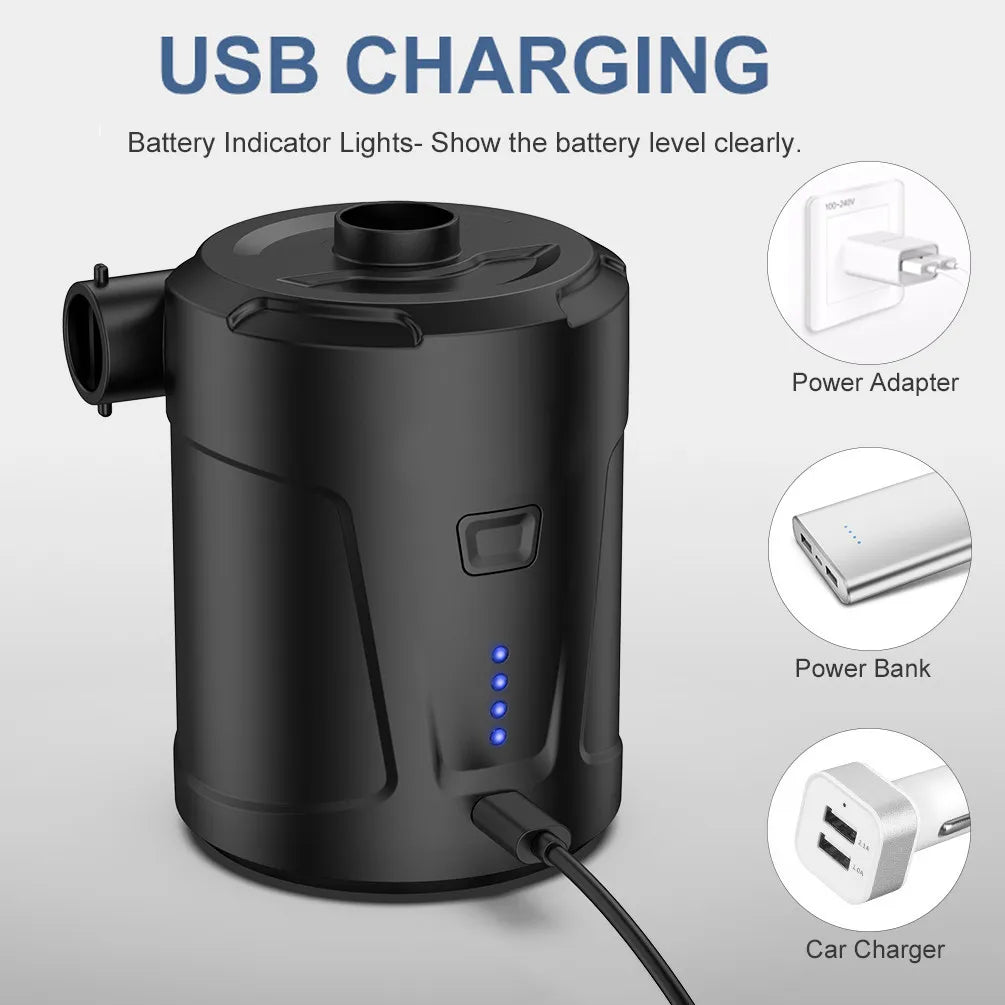 Electric Air Pump Portable Wireless Air Compressor