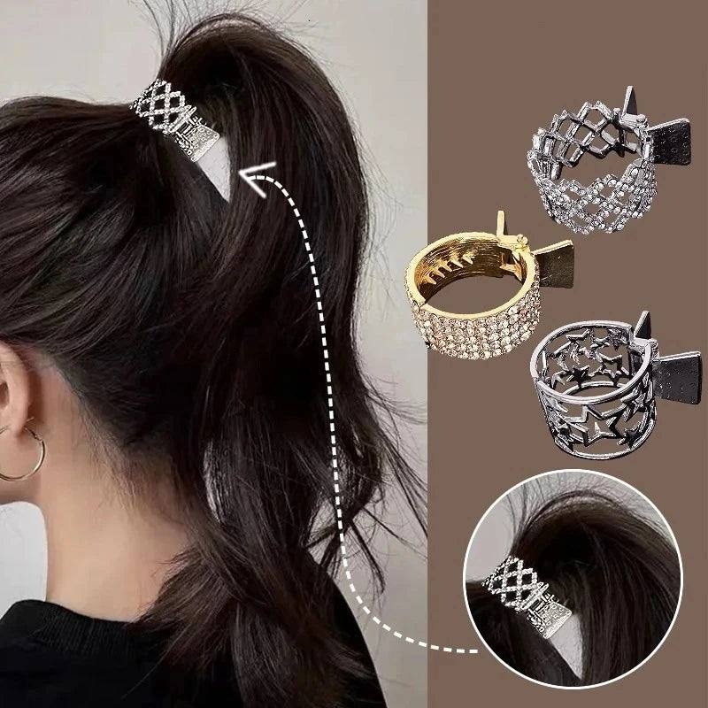 Pearl Rhinestone Hair Claws for Girls