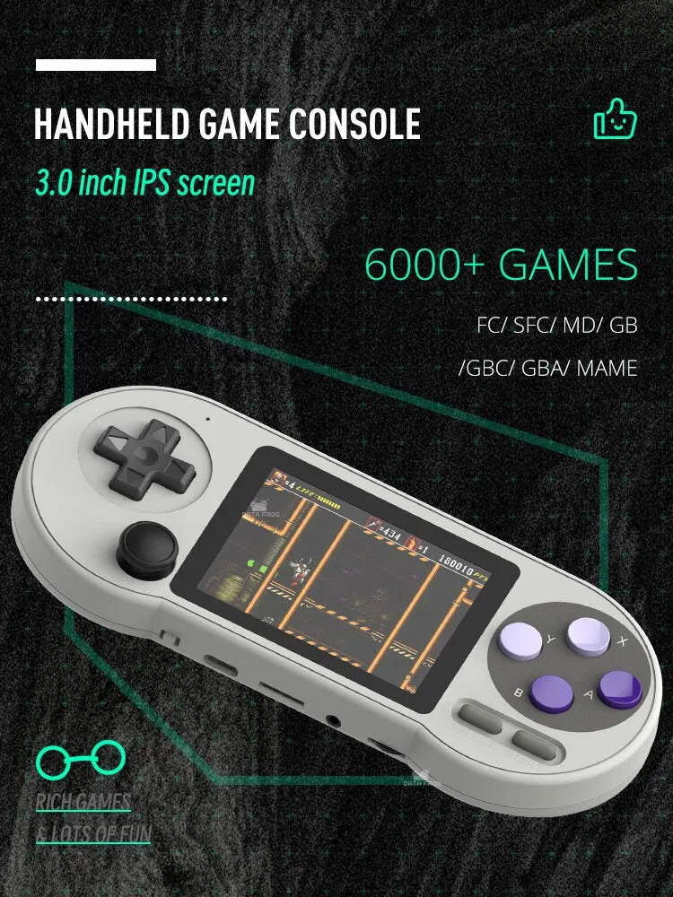 DATA FROG SF2000 Portable Handheld Retro Game Console (3 in.)