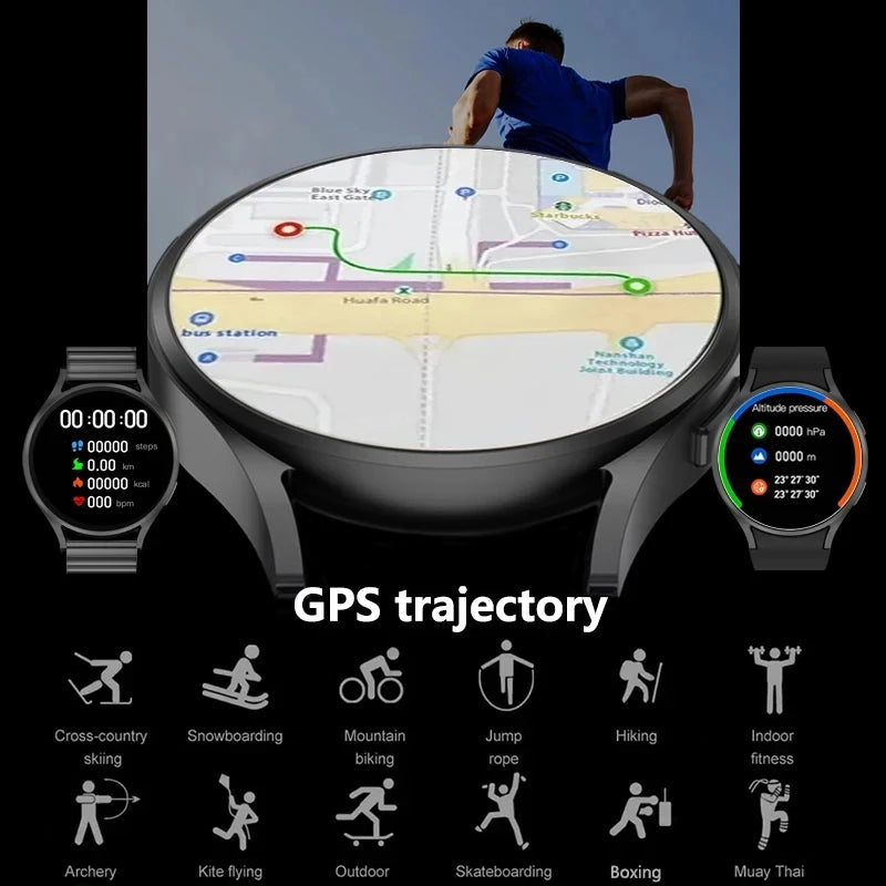AMOLED Smart Watch for Android & iOS