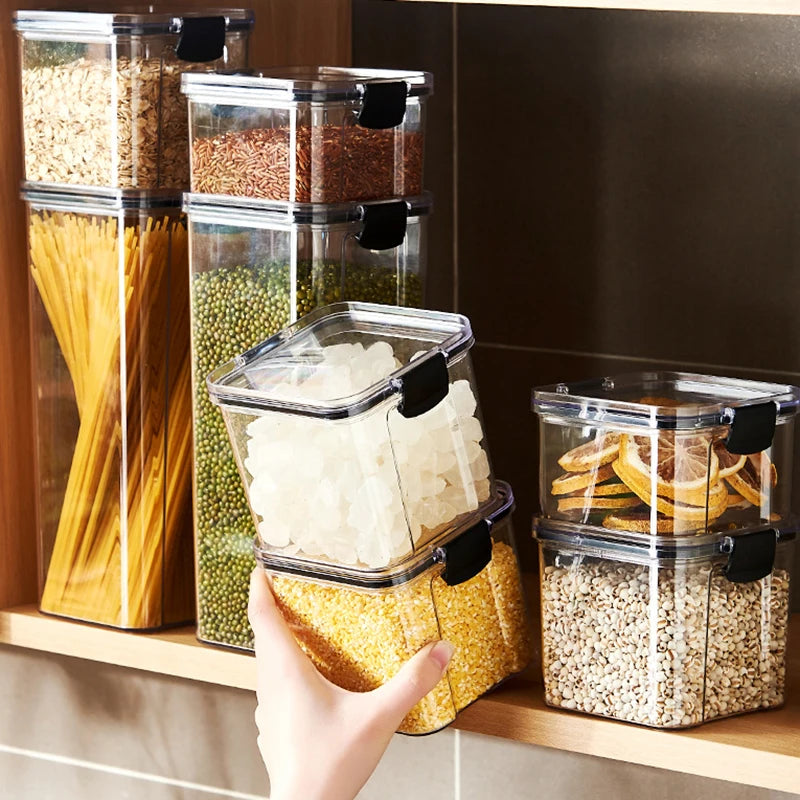 Sealed Jars Kitchen Grain Storage Organizer (5pcs)🏡