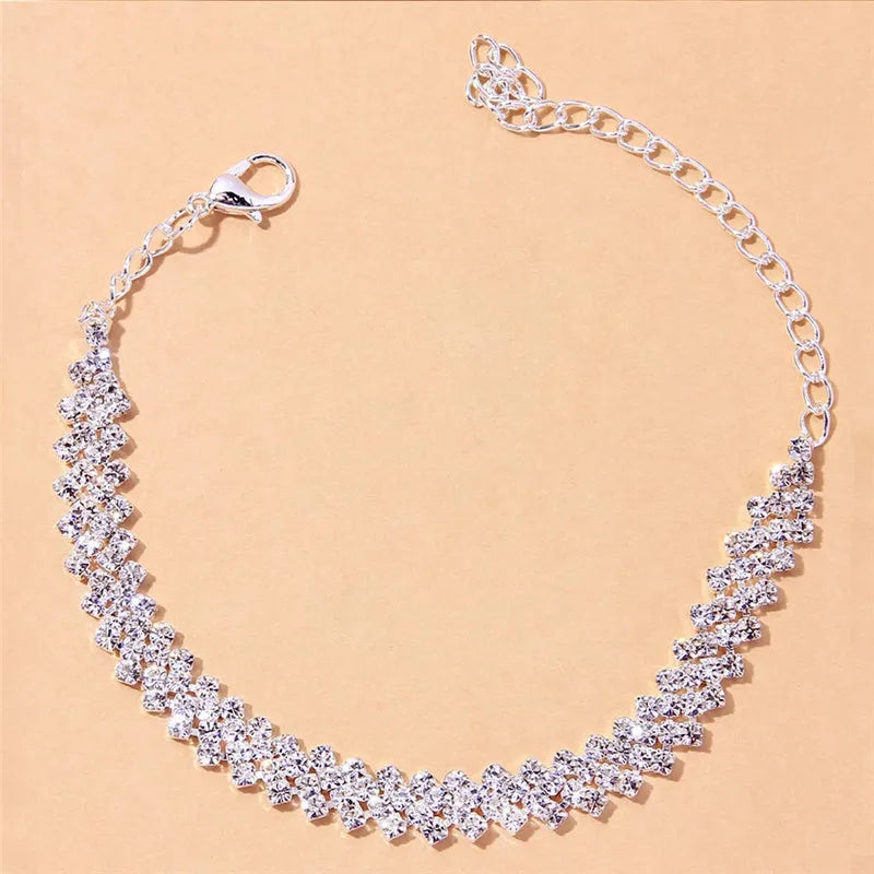Luxury Zirconia Women's Anklet Bracelet