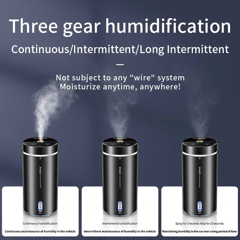 Car Air Humidifier Essential Oil Diffuser 300ml Air Freshener 🚗🌿🏡🏢