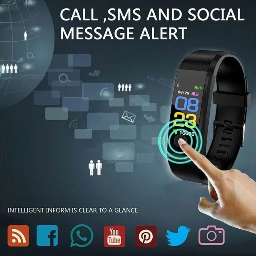 Heart Rate and Blood Pressure Fitness Wrist Band