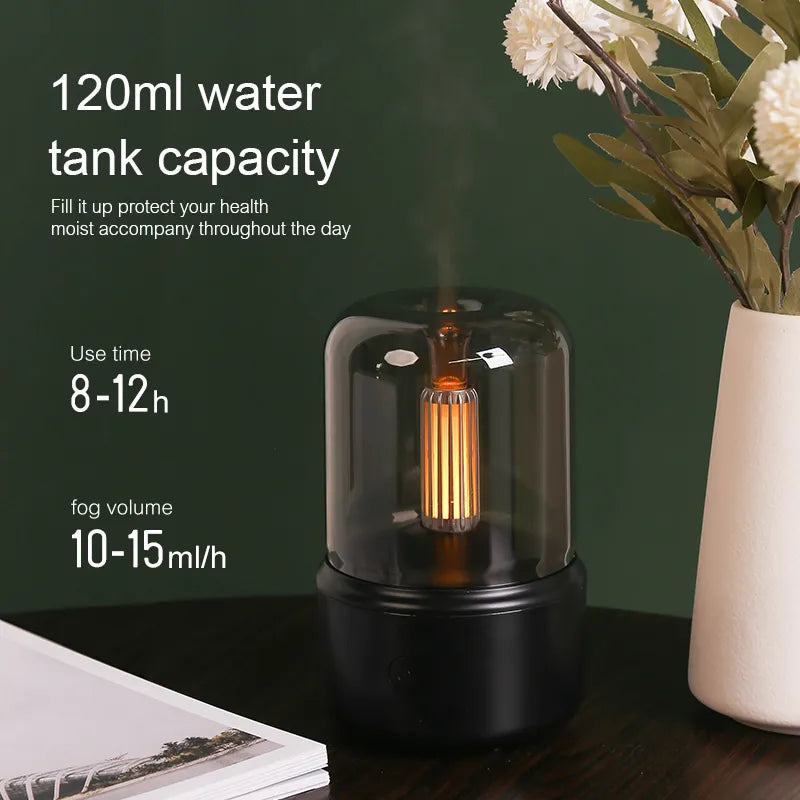Portable Mini Aroma Diffuser USB Air Humidifier Essential Oil with Night Light 🌬️