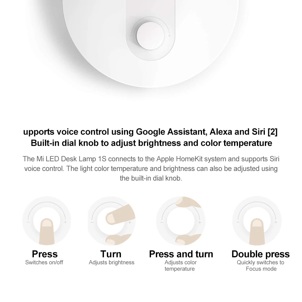 Mijia Smart LED Desk Lamp (4 Modes)🎚️💡