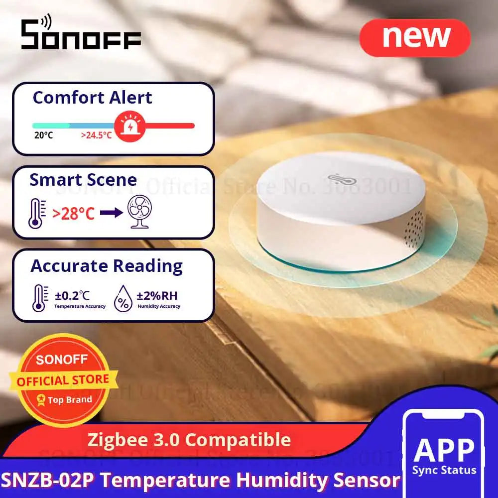 SONOFF Temperature Humidity Sensor for Smart Homes