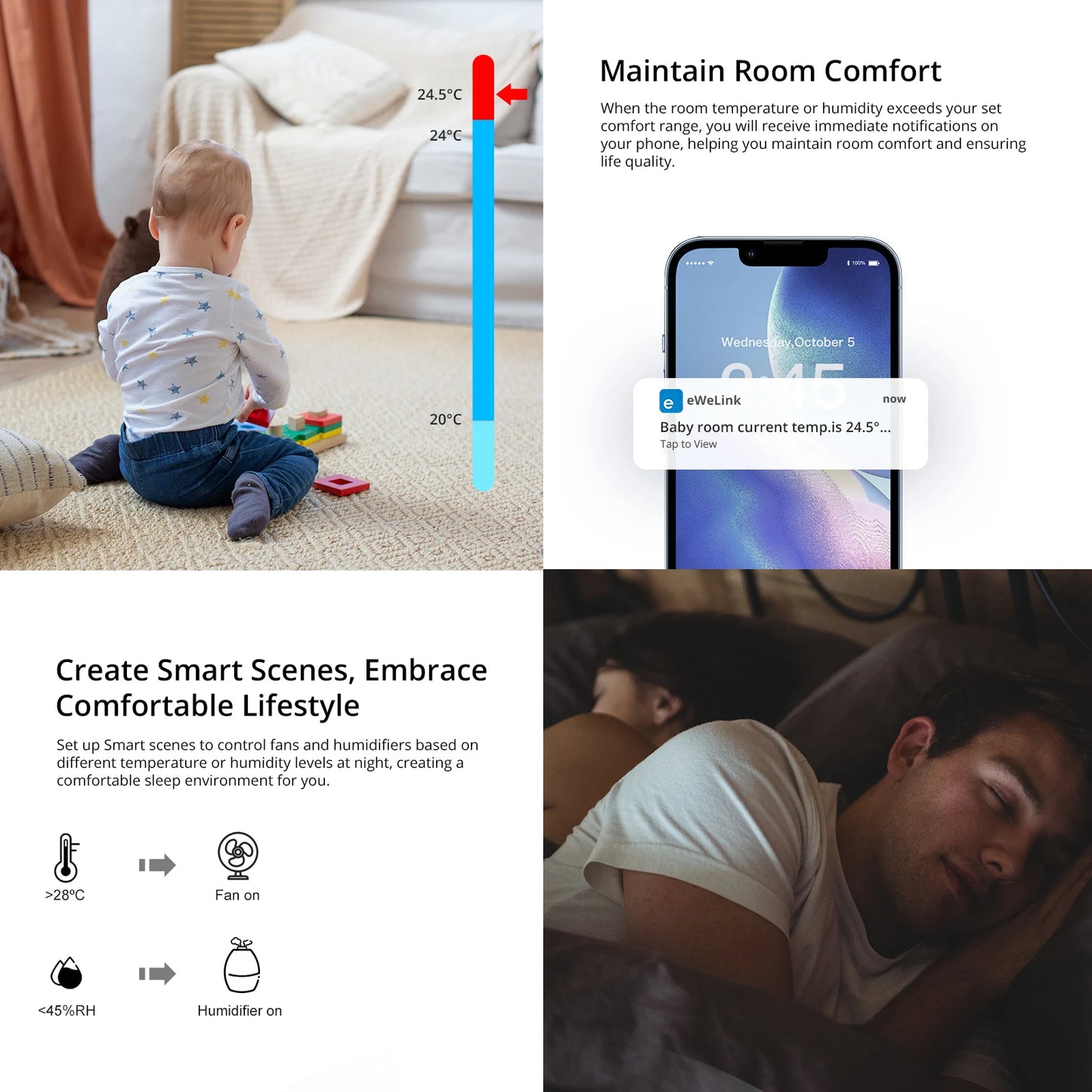 SONOFF Temperature Humidity Sensor for Smart Homes