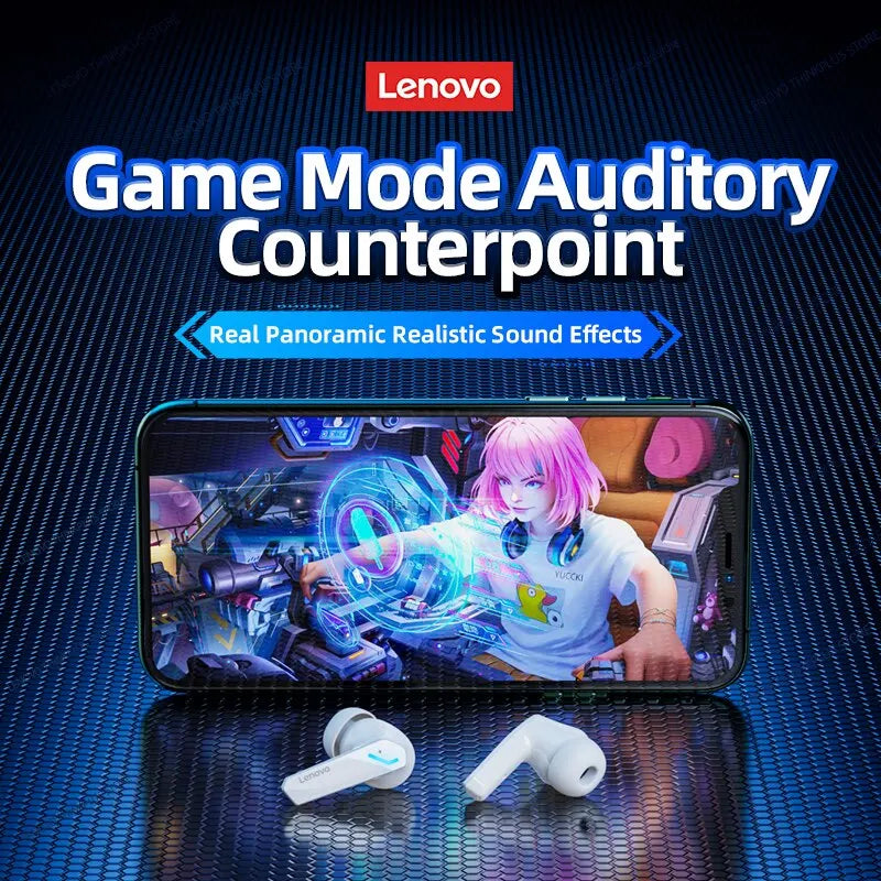 Lenovo GM2 Pro Bluetooth 5.3 Earphones Sports Headset Wireless In-Ear Gaming 🎧