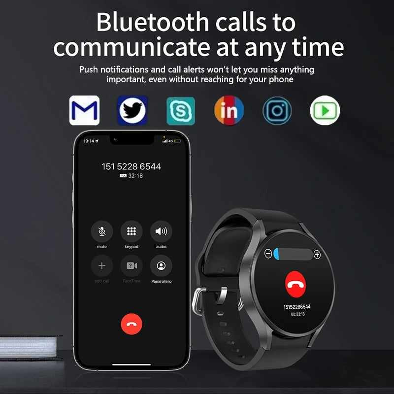 AMOLED Smart Watch for Android & iOS