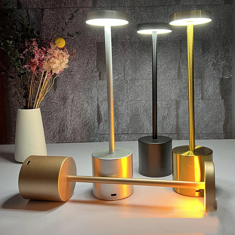 Simple Table Lamp USB Rechargeable Cordless Table Lamp 💡