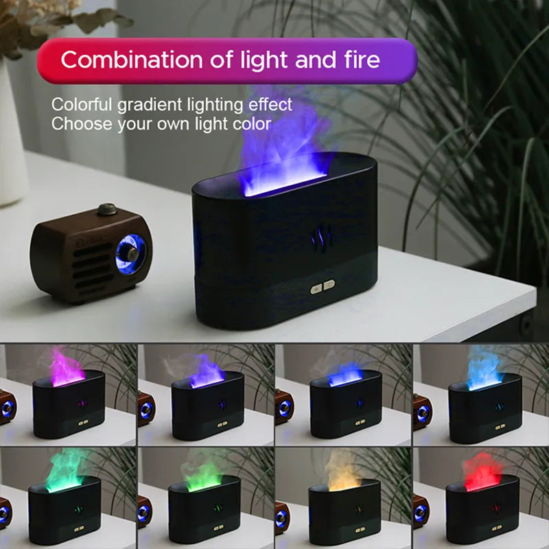 Flame aroma Diffuser Air Humidifier 🌬️
