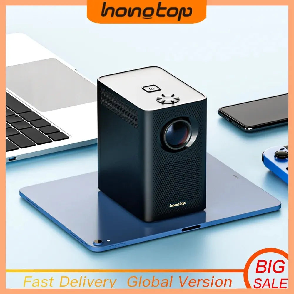 4k Smart Portable Projector with WiFi and Bluetooth