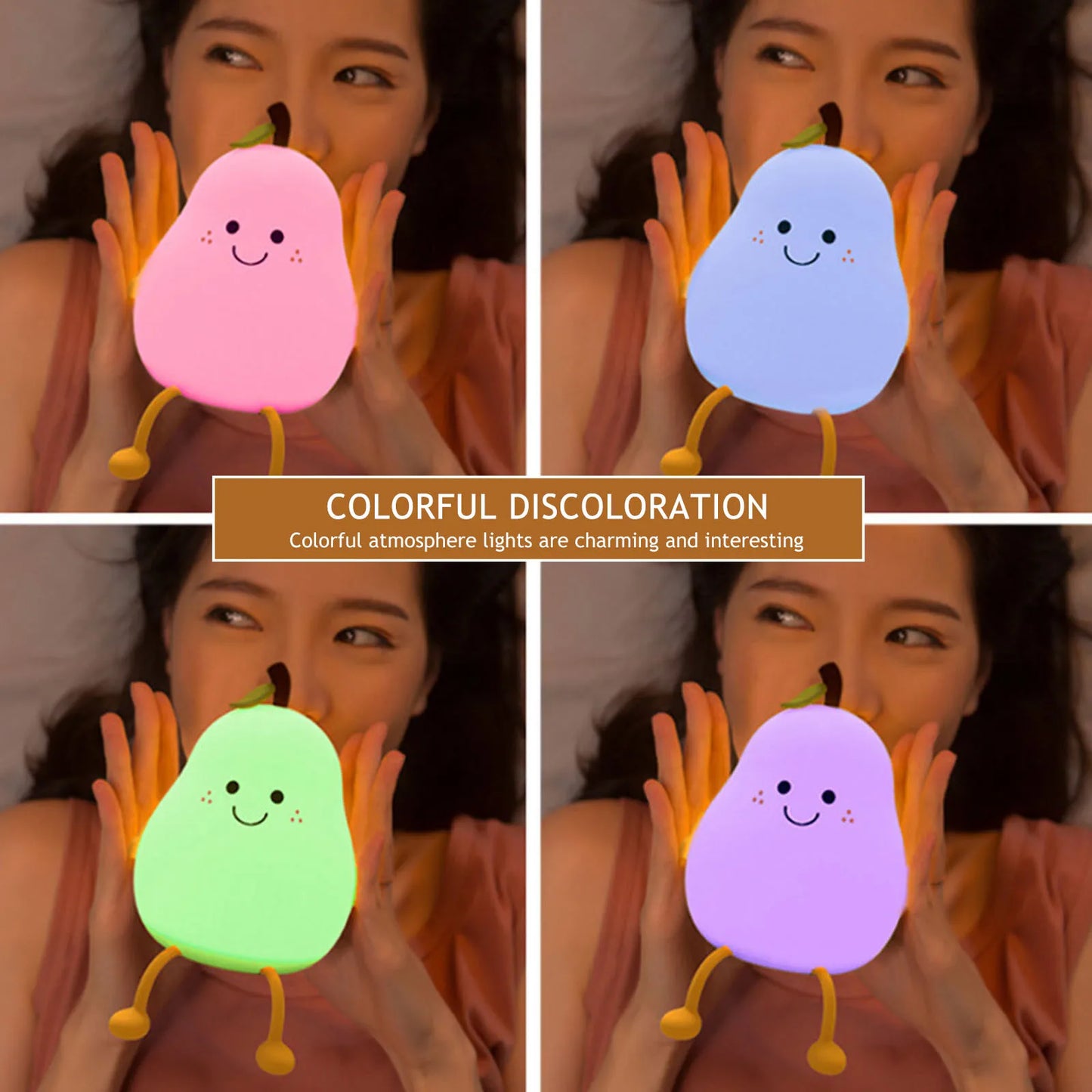 Pear LED Night Light 🍐💡
