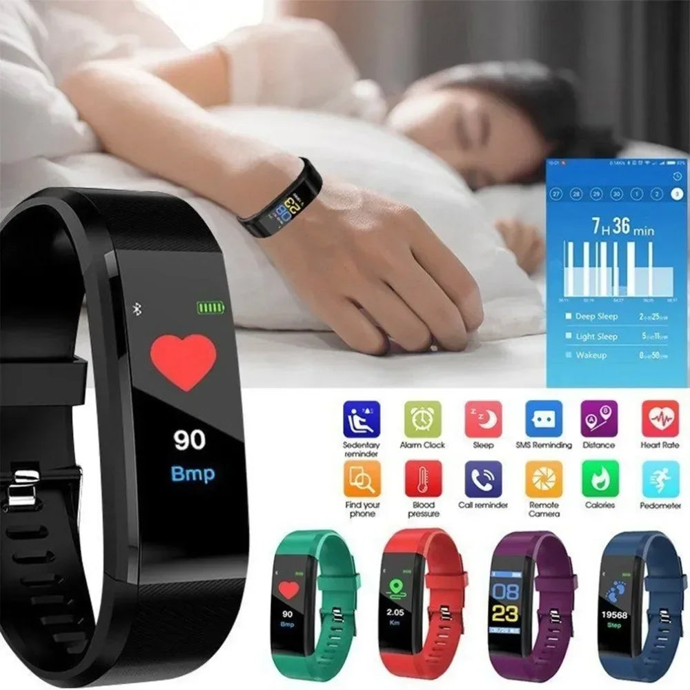 Heart Rate and Blood Pressure Fitness Wrist Band