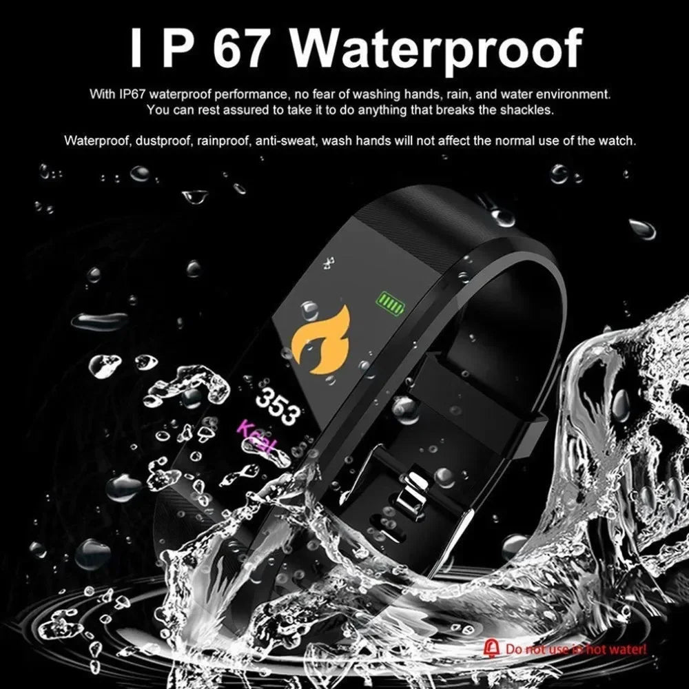 Heart Rate and Blood Pressure Fitness Wrist Band