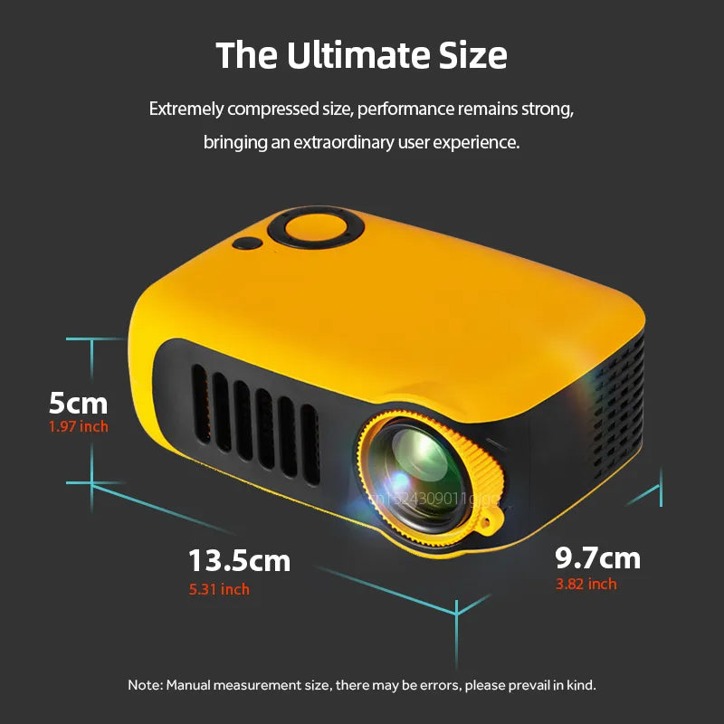A2000 Portable Mini Projector Home Cinema Theater