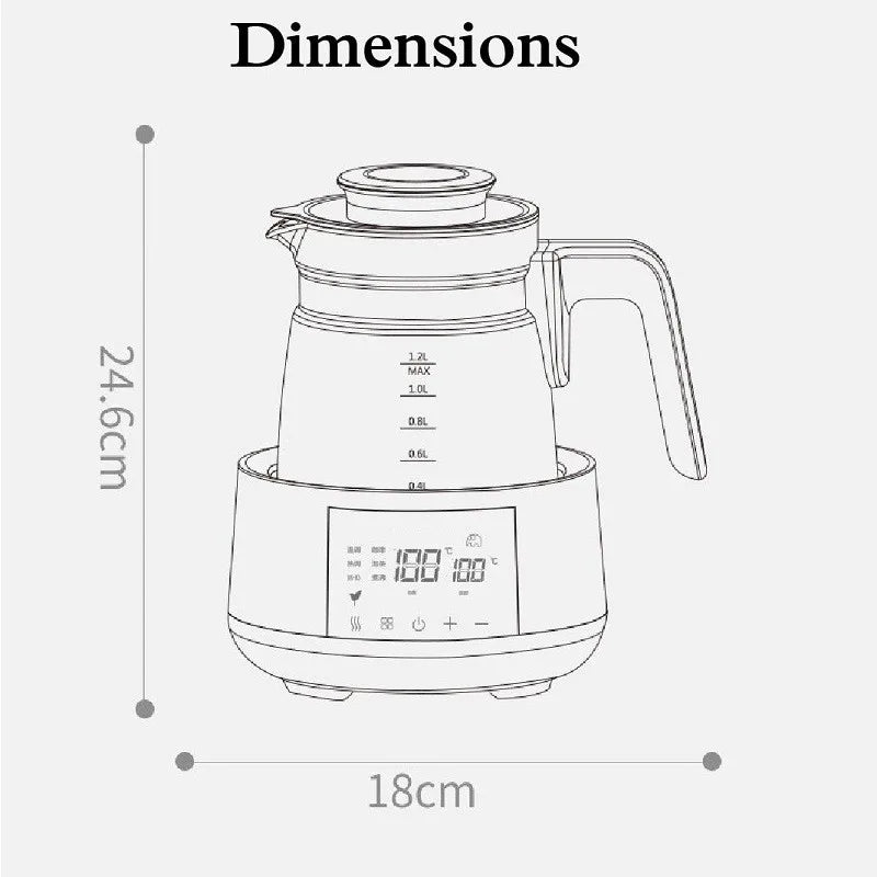 Thermostatic Milk Kettle 1.2L