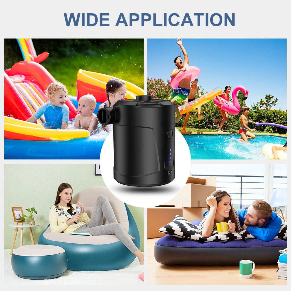 Electric Air Pump Portable Wireless Air Compressor