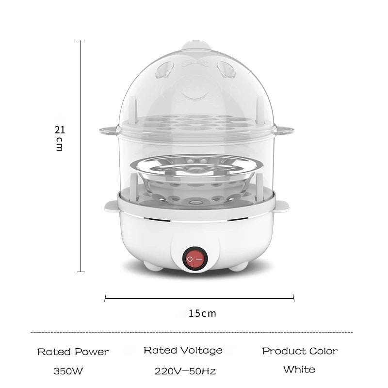 Egg Boiler Double Layers Multifunction Electric Egg Cooker 🍳