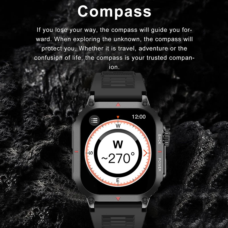 Sport GPS Rugged Smart Watch for Men