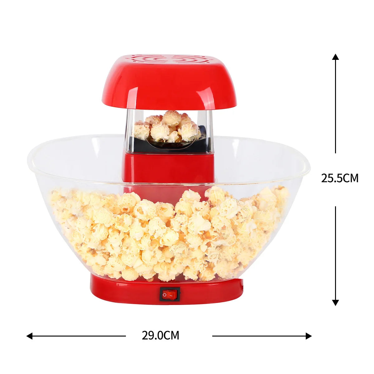 Portable Popcorn Maker Hot Air Popcorn Making Machine 🍿