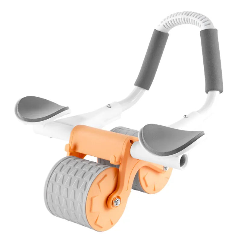 Elbow Support Automatic Rebound Abdominal Wheel Core Muscle Ab Trainer with Counter Display Fitness Exercise Wheel