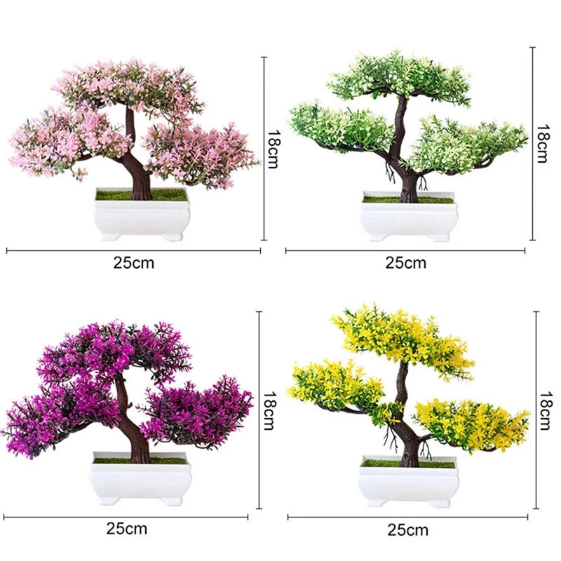 Artificial Plants Bonsai Small Tree Pot 🪴