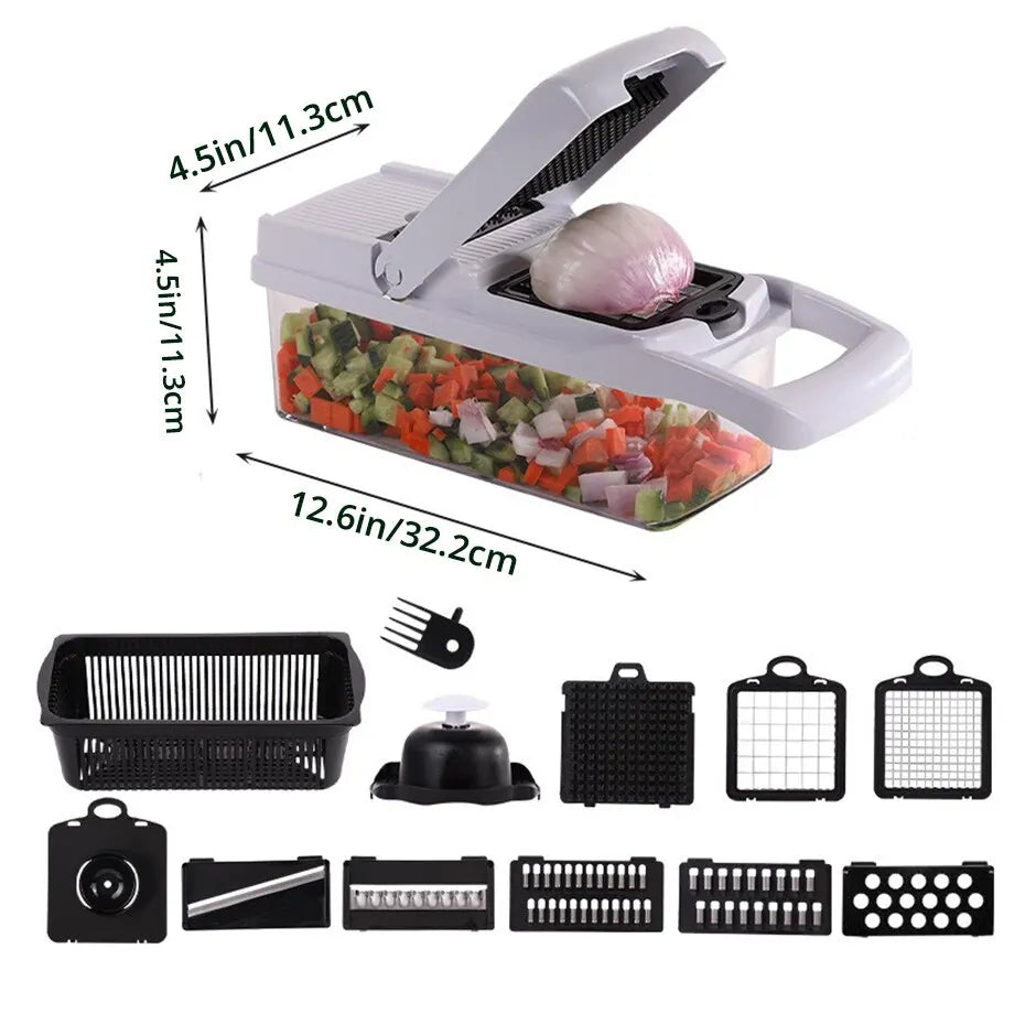 Multi-purpose Kitchen Vegetable and Fruit Dicing Processor