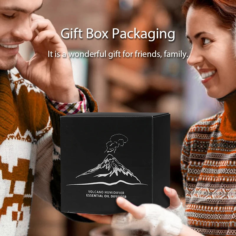 Volcanic Flame USB Night Lamp Aroma Diffuser Essential Oil
