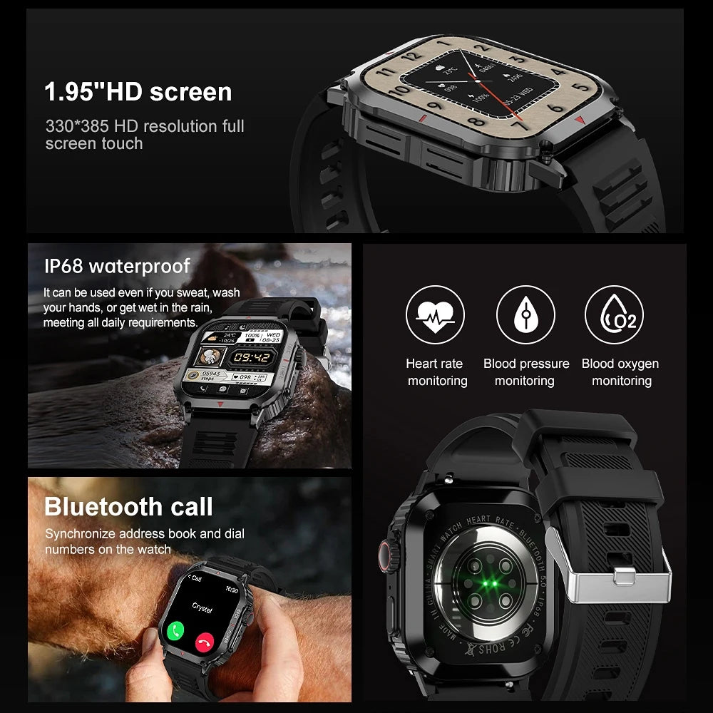 Sport GPS Rugged Smart Watch for Men
