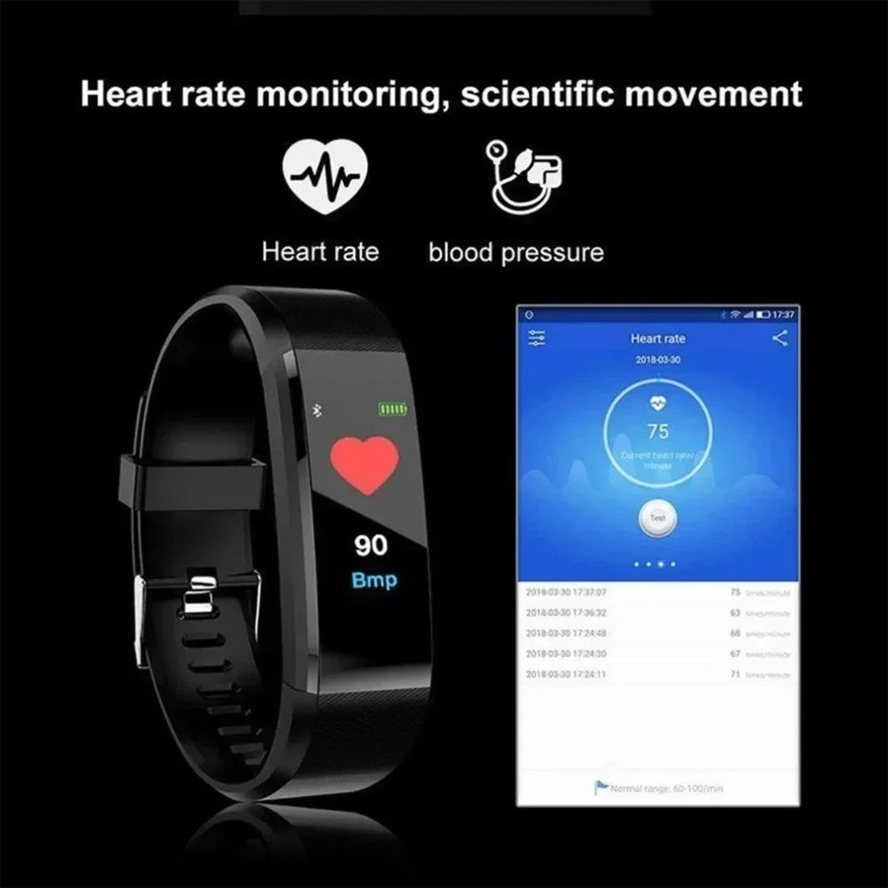 Heart Rate and Blood Pressure Fitness Wrist Band