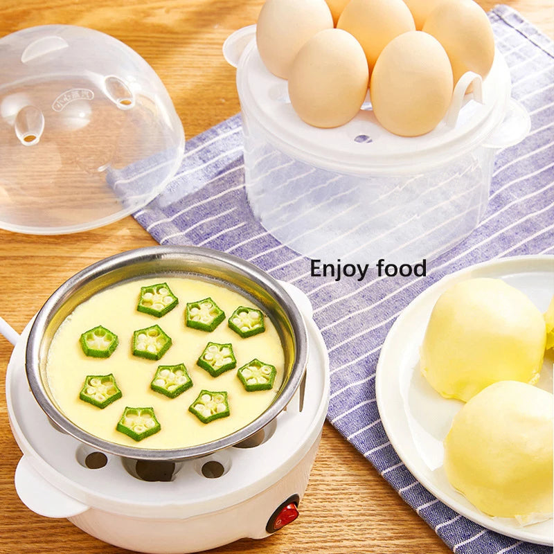 Egg Boiler Double Layers Multifunction Electric Egg Cooker 🍳