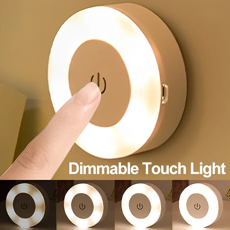 Rechargeable Touch Sensor Night Light with Magnetic Base 💡