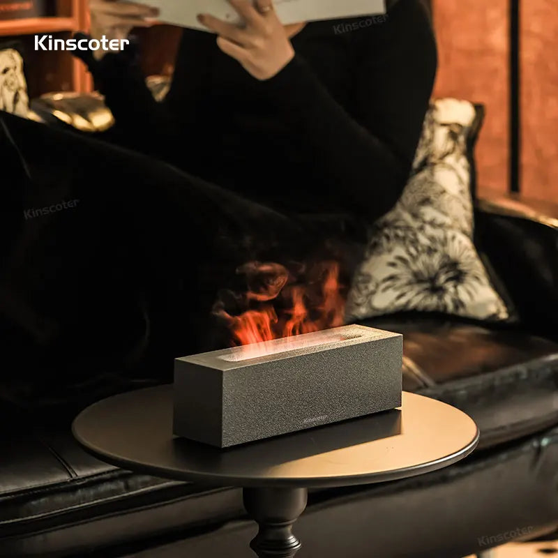 Kinscoter Flame Aroma Diffuser Air Humidifier