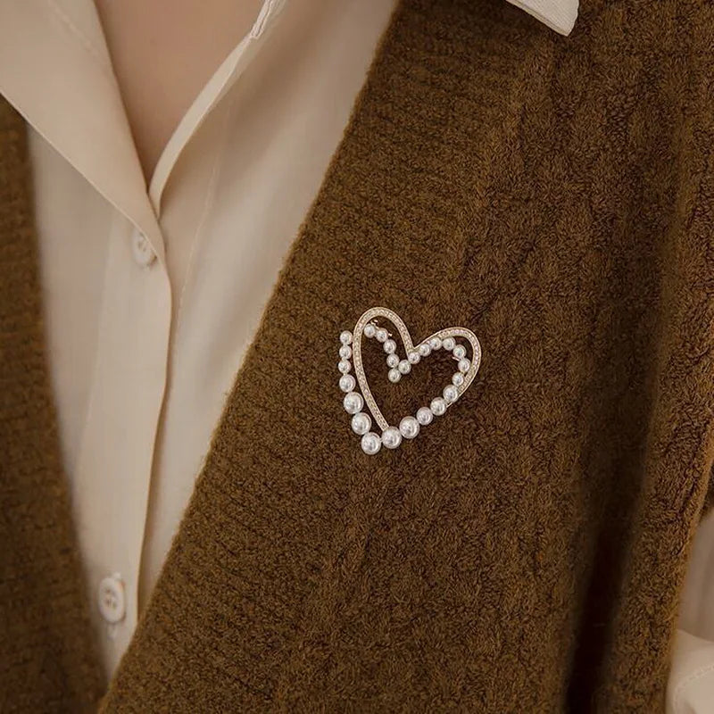 Exquisite Love Heart Brooches