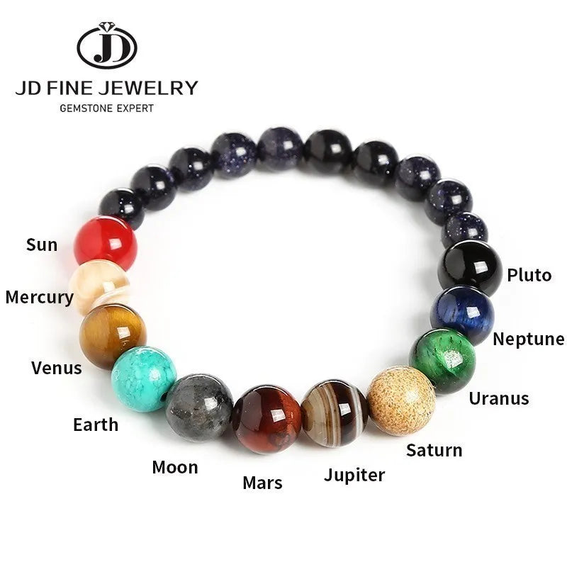 Galaxy Natural Stone Wrist Band for Men & Women